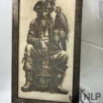 DEEP LASER ENGRAVE PIRATE & PARROTT INCLUDES FRAMES & STAND 11x14