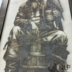 DEEP LASER ENGRAVE PIRATE & PARROTT INCLUDES FRAMES & STAND 11x14